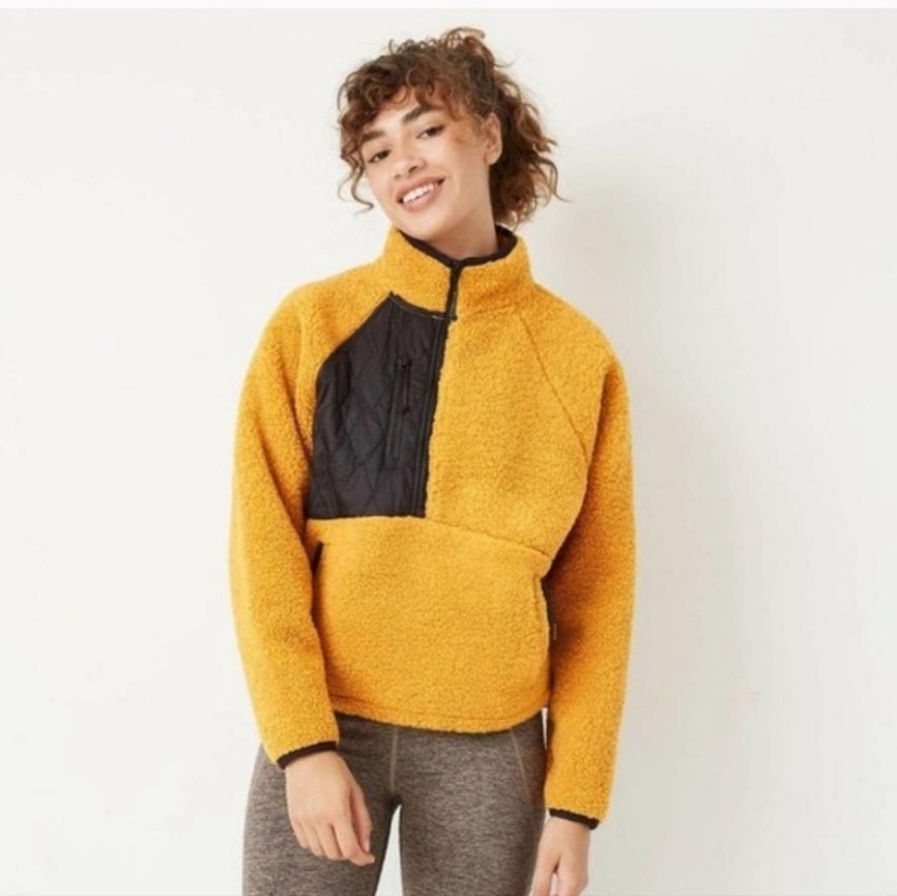 Mustard Yellow JoyLab Fuzzy Fleece